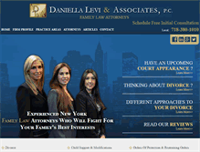 Tablet Screenshot of levidivorcelawyers.com